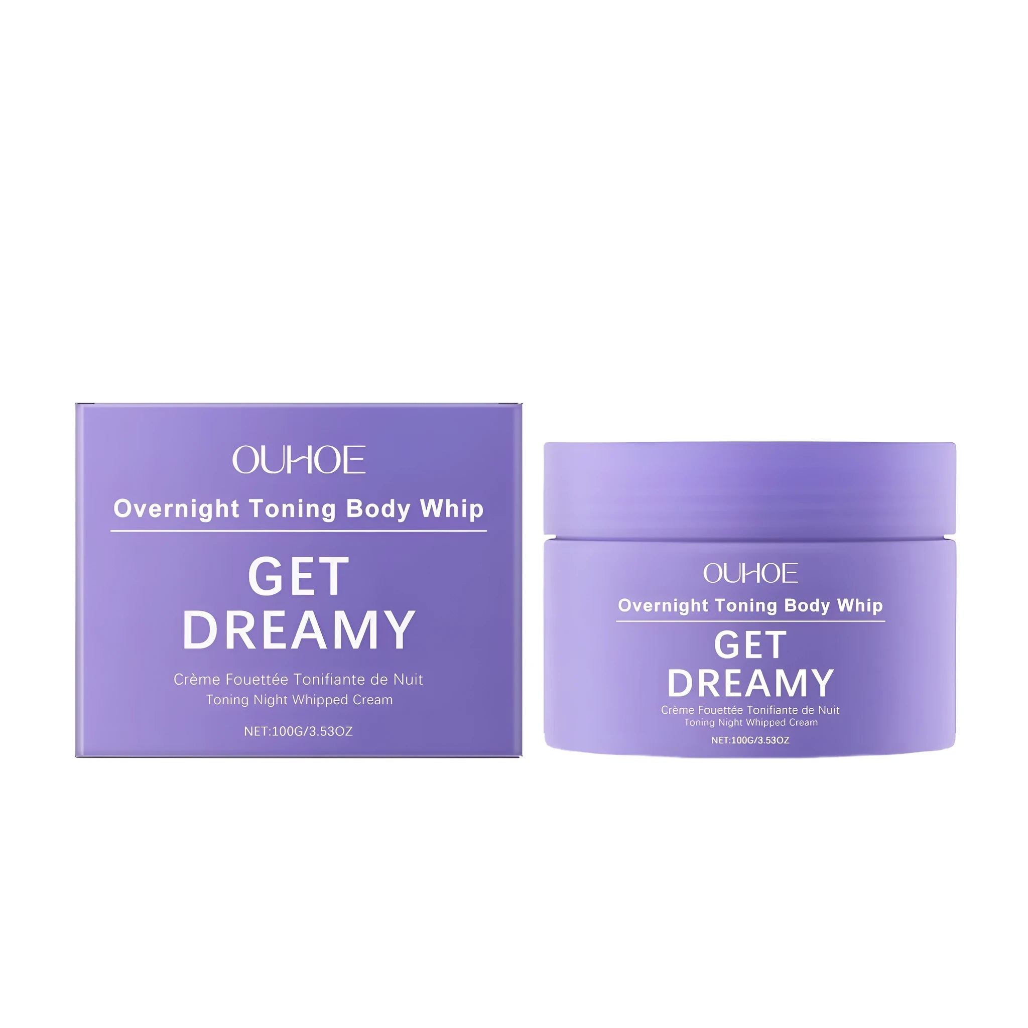 100g body firming cream container with drunken eggplant root extract and vitamin E