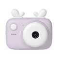 A2 Kids Macaron Mini SLR digital camera in colour, showing front and rear 40MP cameras and 2.4-inch screen.
