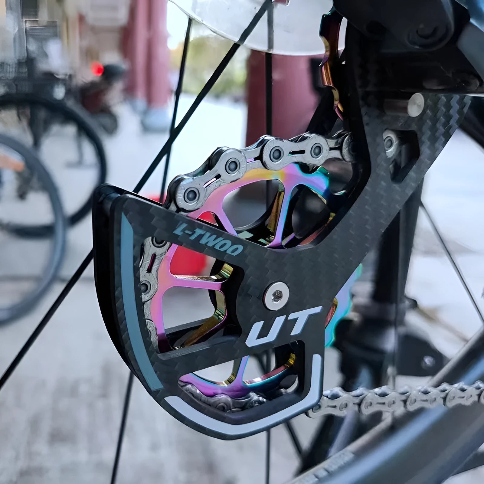 LTWOO 105 bicycle rear derailleur with large pulley and blueprinted dial for Shimano R7000