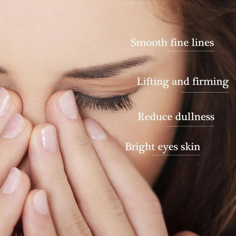Anti dark circle peptide eye cream jar showing 20g capacity for universal skin types