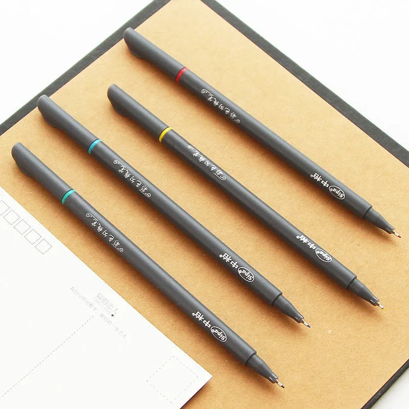 10 hook line drawing syringe pens with 0.38mm tips and colour hooks for technical drafting