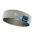 Bluetooth 5.4 sports headband with removable washable fabric scarf in black colour