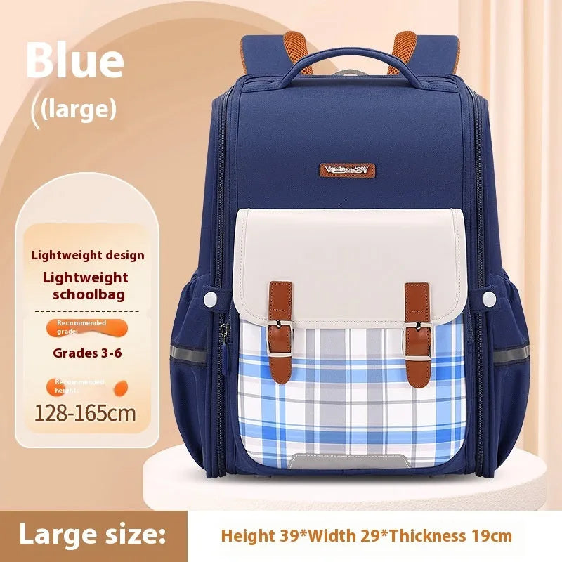 Student school backpack in multiple colours with lightweight large capacity design