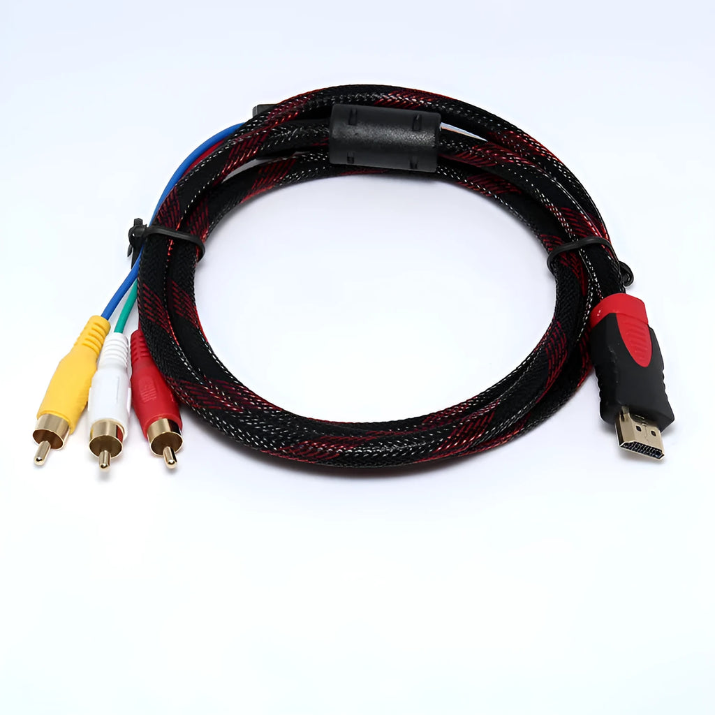 HDMI to AV15 M 1.5 metre conversion cable with alloy connectors