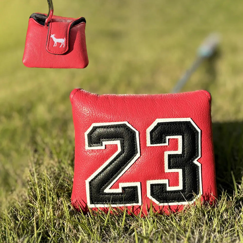 Wooden pole design golf club sleeve set with four headcovers in choice of colours