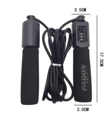 3 metre fitness skipping rope with foam handles in various colour options