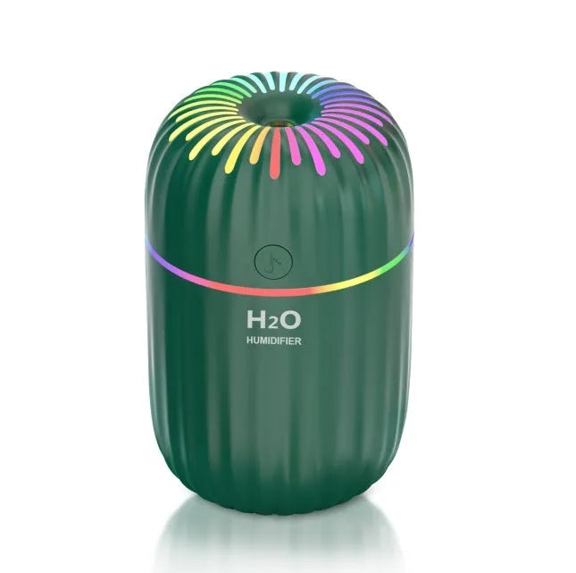 Fireworks-themed USB desktop humidifier in white colour with 300ml water tank