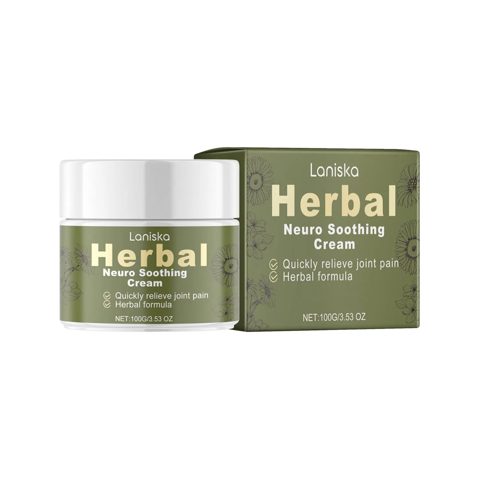 100g tube of arnica and mugwort external body care cream with glycerol and allantoin.