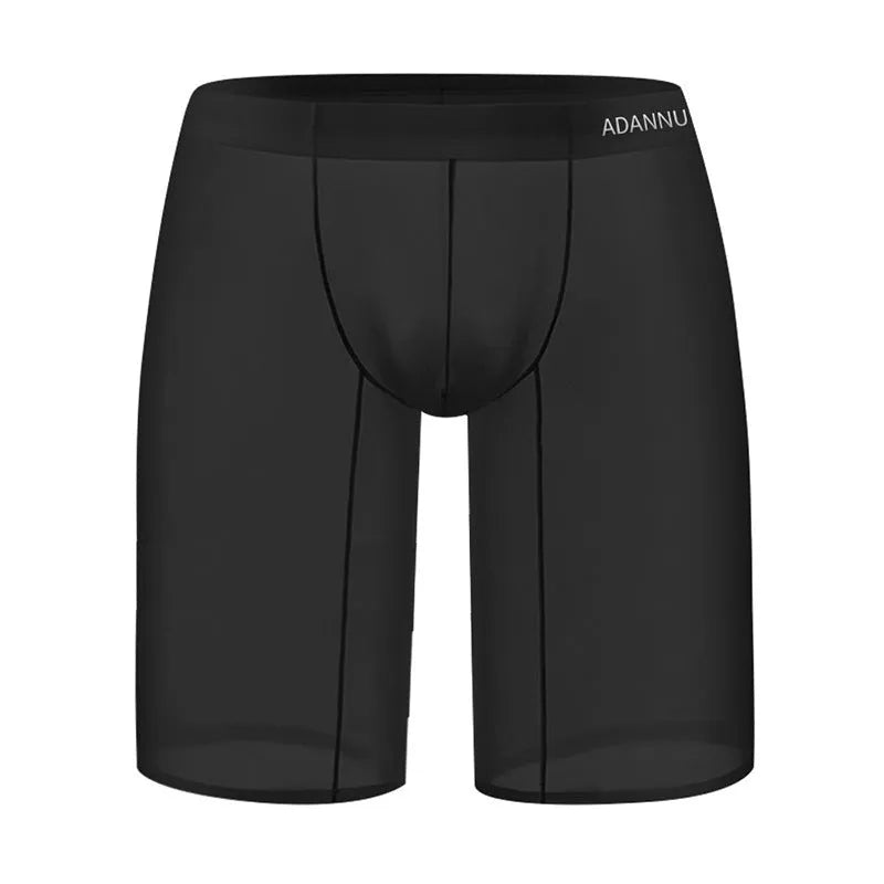 Men's seamless mesh shorts in black, white or pink with hip-lifting fit