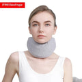 White PP plastic neck brace for shoulder and cervical spine support.