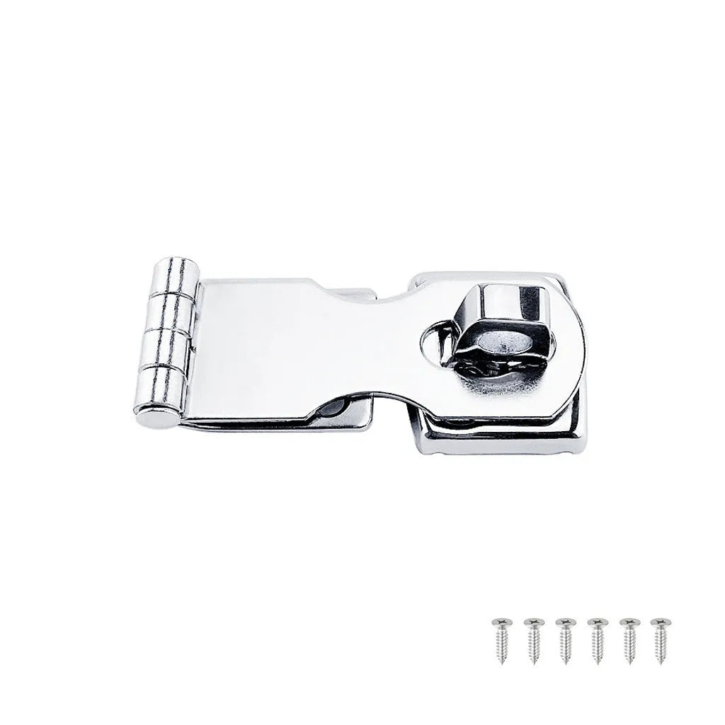 304 stainless steel mirror finish lock latch bolt for drawers, doors, and cabinets.