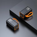Black or white PD66W fast charge 20000 mAh portable power bank with creative design