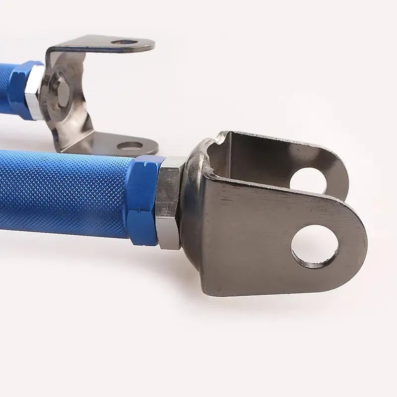 Blue and red aluminium alloy rear wheel recliner kit for Honda Civic EP3 suspension modification