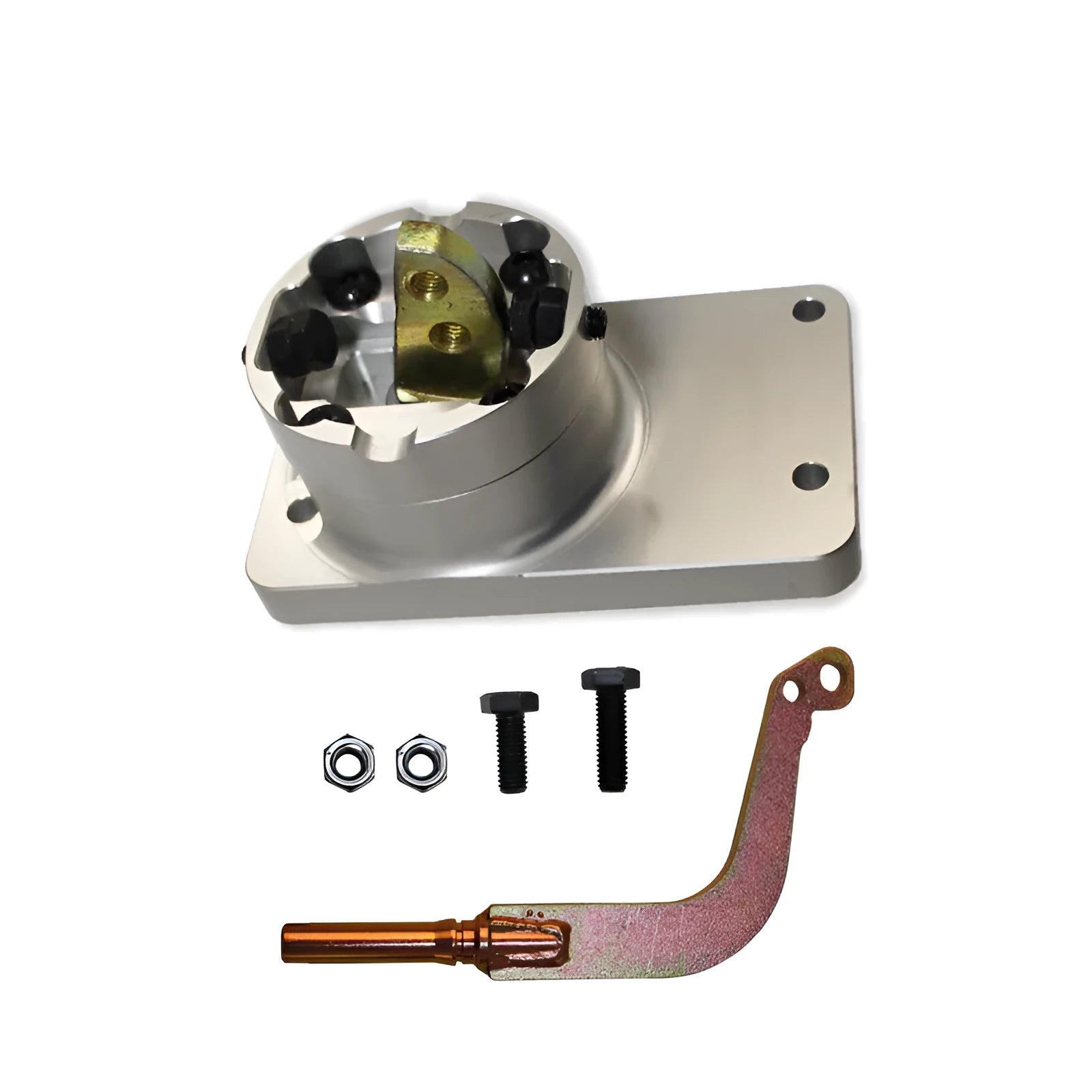 Aluminium alloy quick shift short rod for Horton vehicles with silver finish