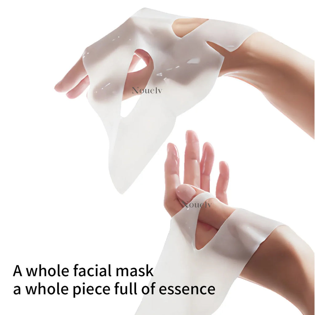 Box of four collagen layered patch masks for moisturising and rejuvenating skin.