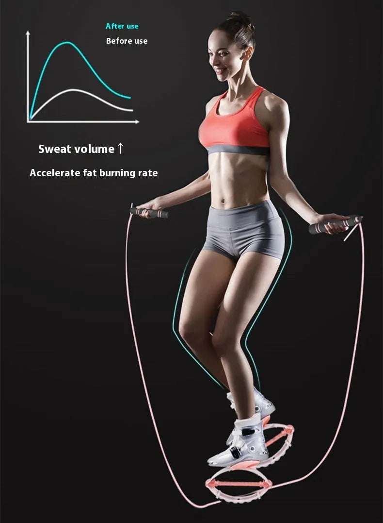 TPU sports bouncing shoes for adults in multiple colour options including black silver and rose pink.