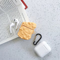 Silicone AirPods case cover with cartoon animal design in multiple colour options