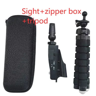 Golf putter laser aiming instrument showing laser sight alignment for putting practice