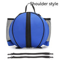 Oxford cloth basketball bag with 9L capacity showing one-shoulder and two-shoulder carrying options