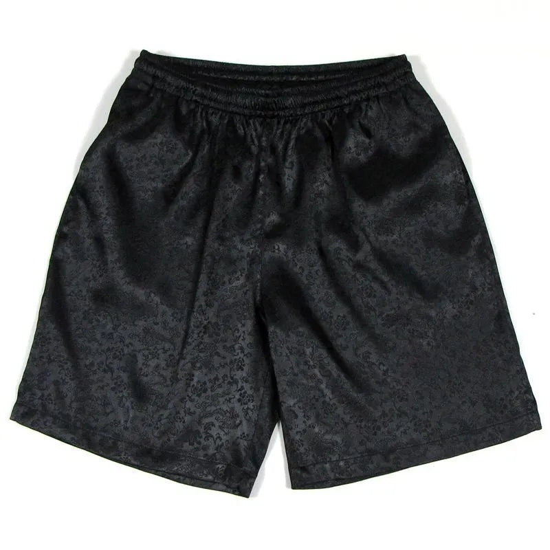 Men's traditional Tang suit Tai Chi shorts with elastic drawstring waist in multiple colours