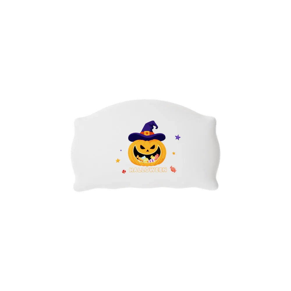 Cartoon Halloween doll table lamp with USB-C port, magic ghost design, dimensions 99x70x50mm