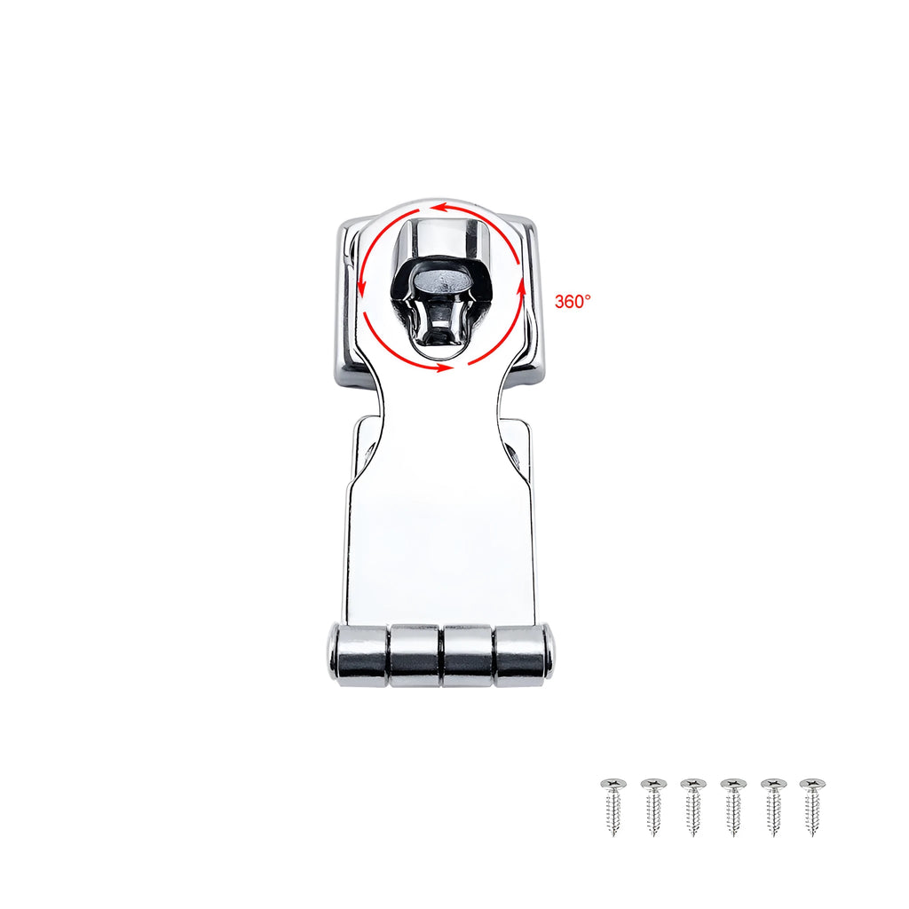 304 stainless steel mirror finish lock latch bolt for drawers, doors, and cabinets.