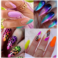 Wear Armour medium almond armour frosted nail stickers with four pattern designs in individual boxes