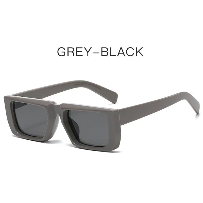 Y2K special-shaped sunglasses with UV400 protection in multiple frame and lens colour combinations