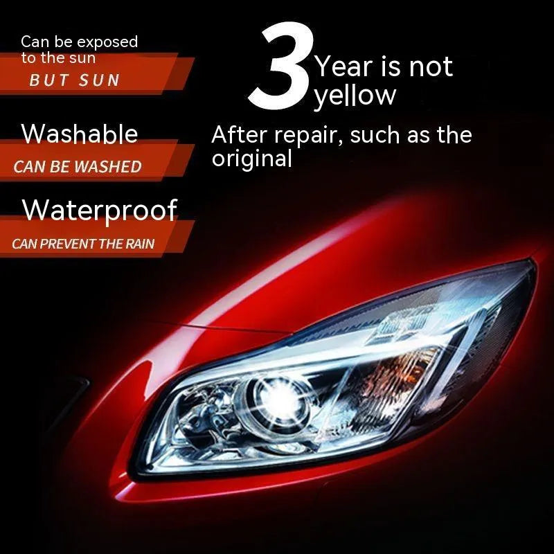 Single 100ml bottle of car headlight renovation repairing liquid for yellowed lamps