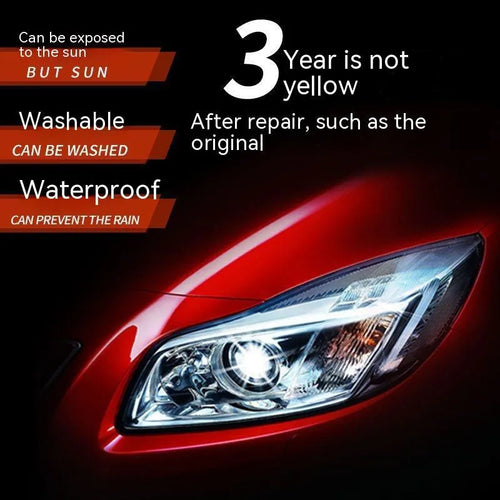 Single 100ml bottle of car headlight renovation repairing liquid for yellowed lamps