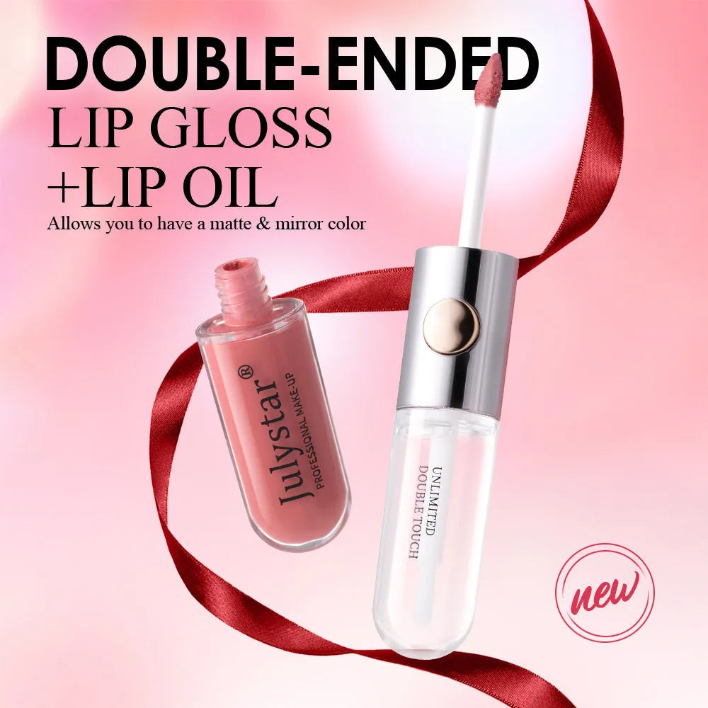 Women's moisturising lip gloss in 6ml tube with colour style options