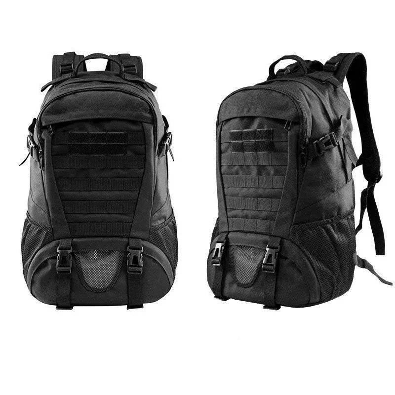 Oxford cloth mountaineering backpack in camouflage pattern with air pillow belt system for outdoor hiking