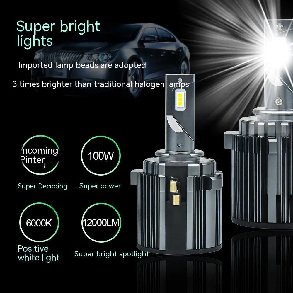 Golf 7 LED low beam headlight bulb with aviation aluminium housing for Xia Lang Shanku and Touran L models.
