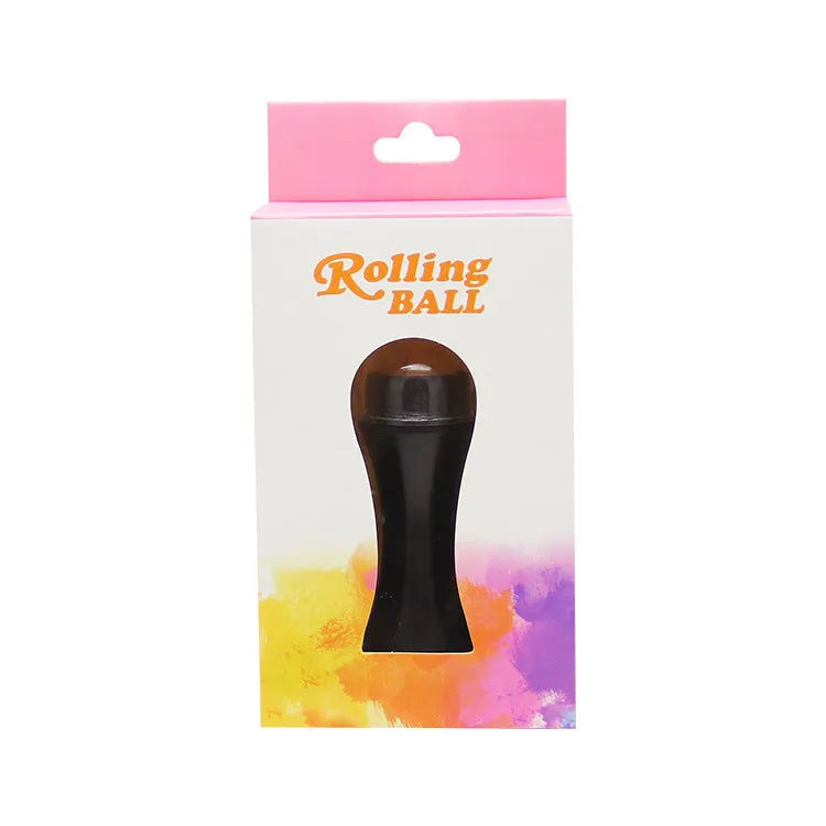 Mini volcanic stone facial roller for oil absorption in four colour options