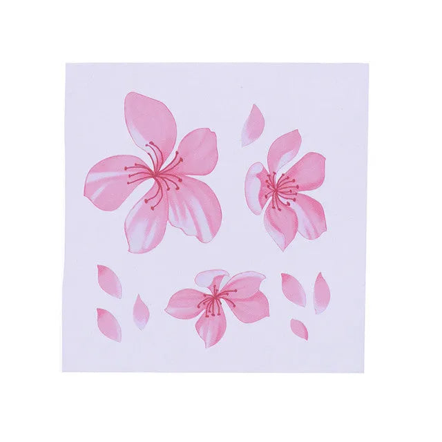 Cherry blossom flower pattern car sticker vinyl decal in two size options