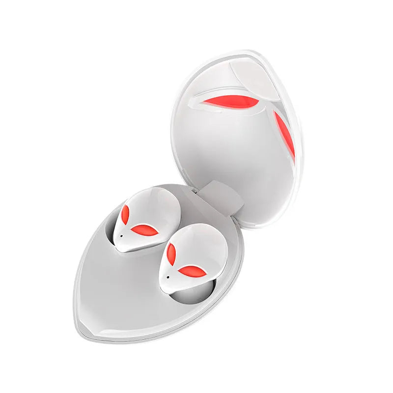 Creative Outer T8 Starman alien-design Bluetooth headset with wireless charging case