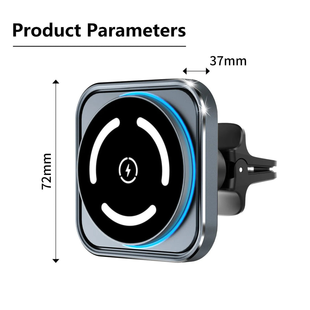 Magnetic car wireless charger holder M69 with USB interface and bracket