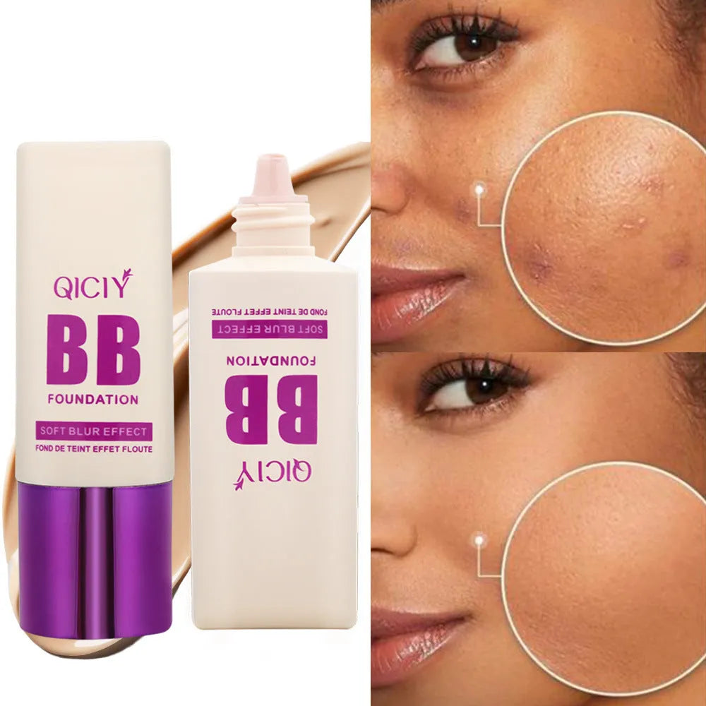 Feeding bottle style BB cream liquid foundation concealer in ten different shade colours.