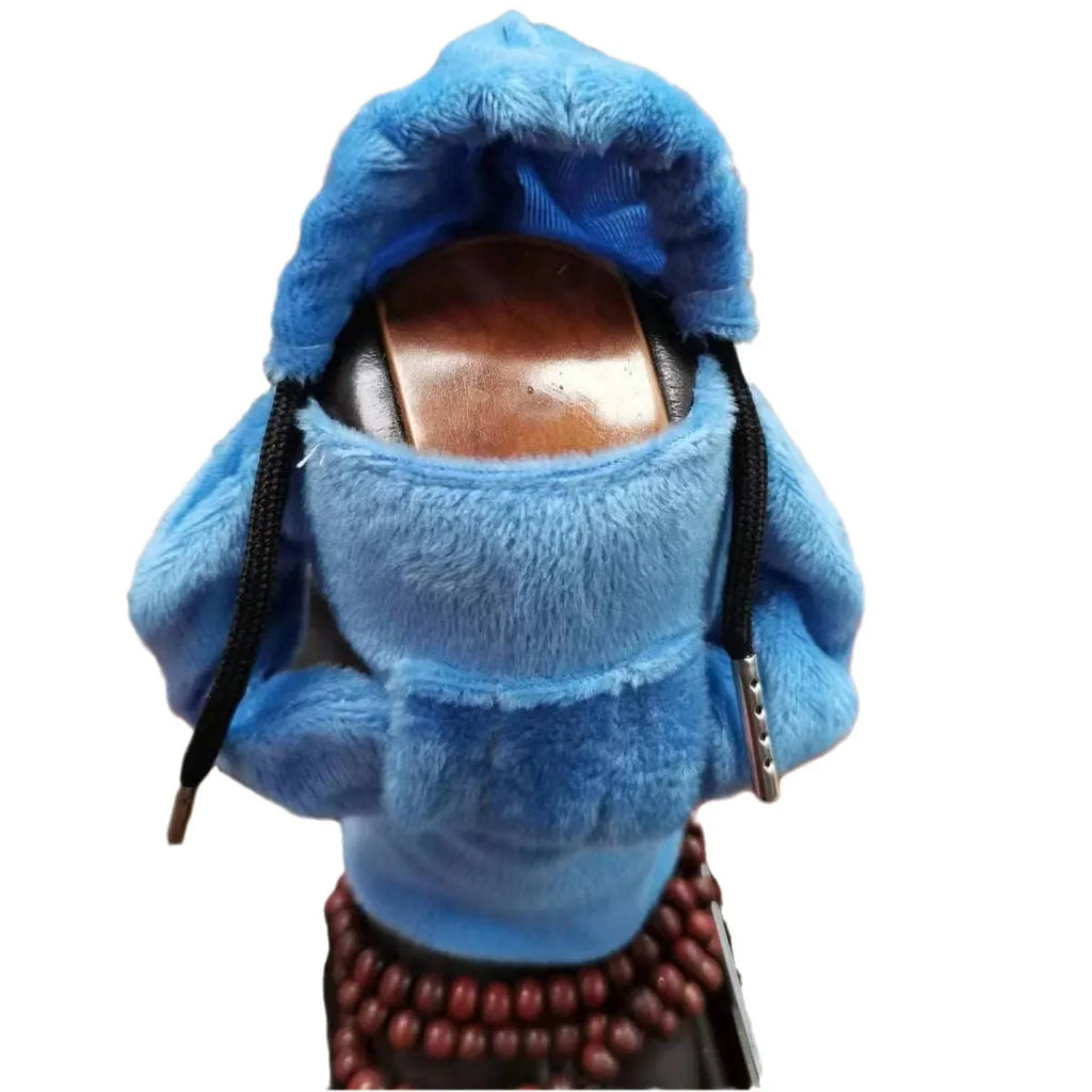 Velvet car gear handle sleeve in multiple colours showing tight, loose and new fit versions