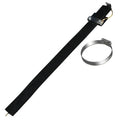 370mm black car electrostatic belt with copper wire core for saloon SUV van static prevention
