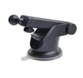 Universal telescopic car phone bracket with adjustable long rod for dashboard mounting