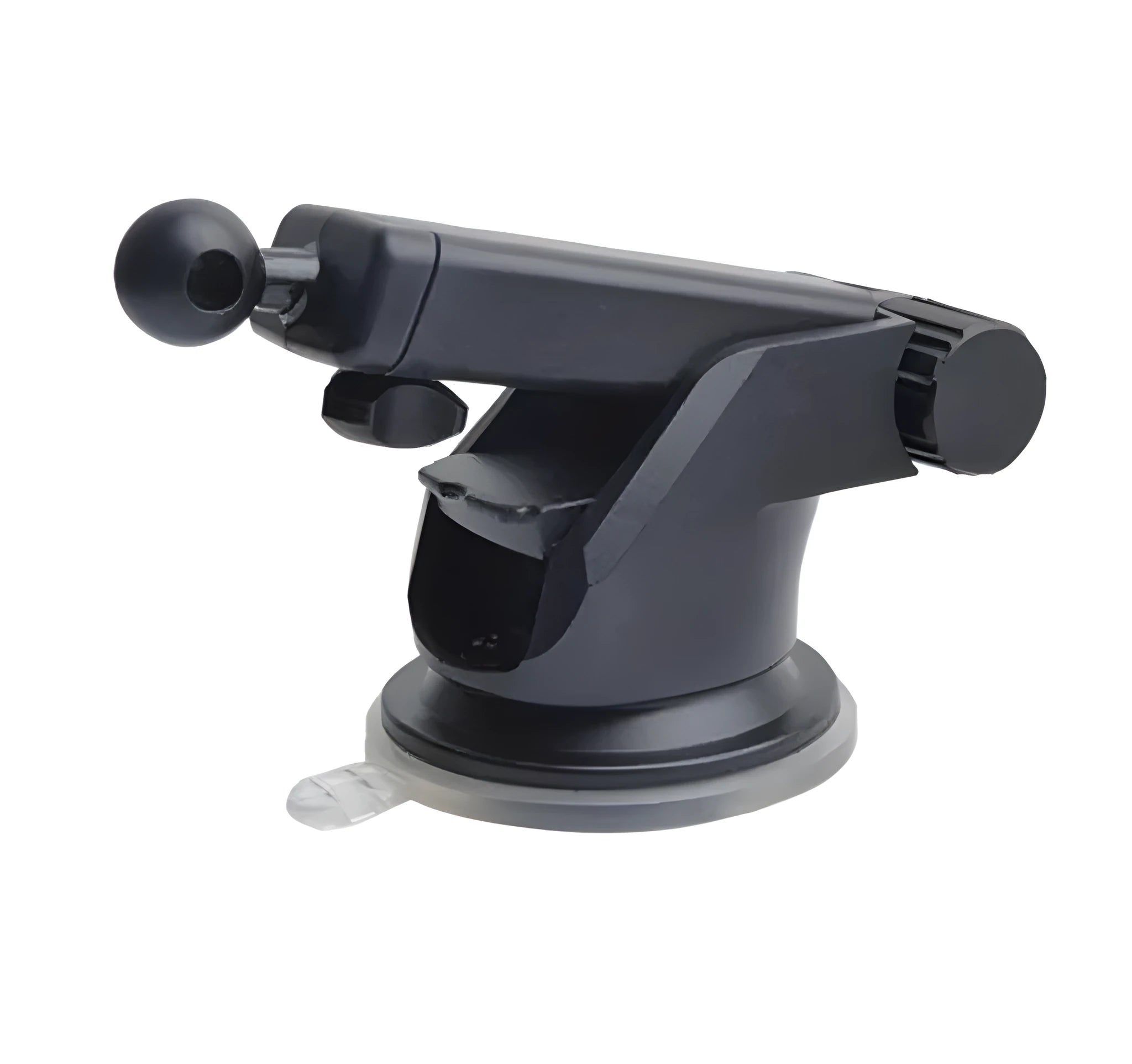 Universal telescopic car phone bracket with adjustable long rod for dashboard mounting