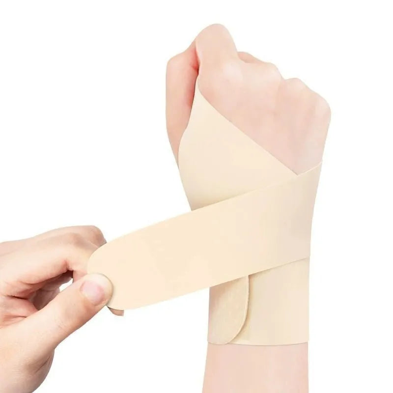 Adjustable athletic wristguards for sports wrist support in black colour