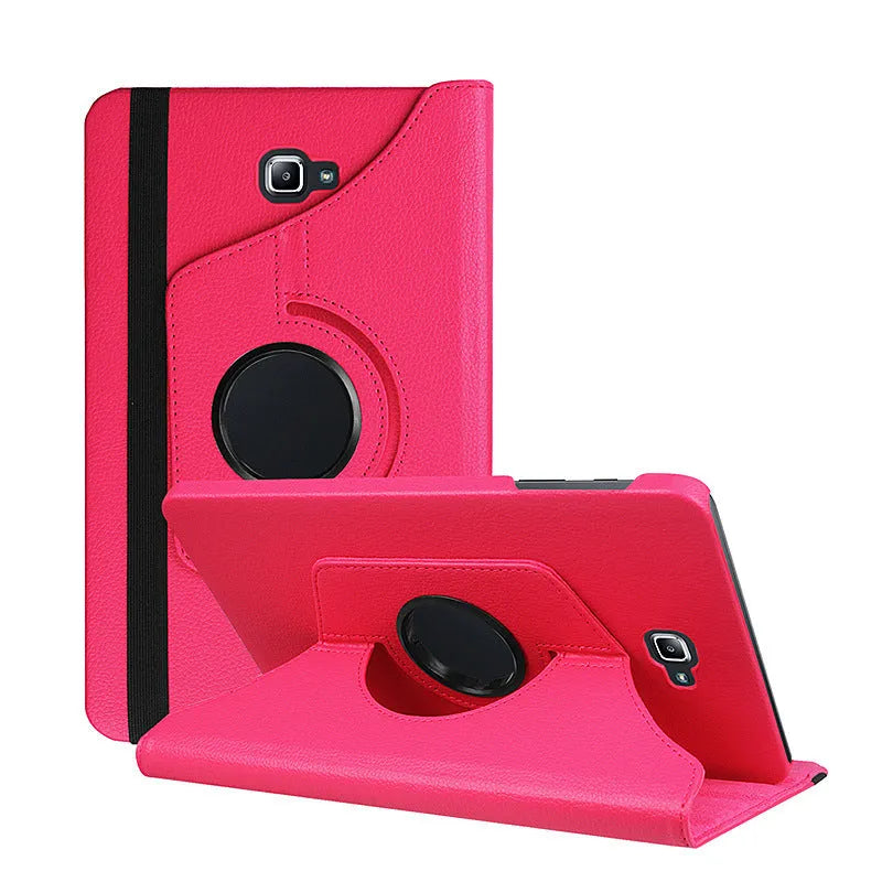 iPad tablet rotating leather case in clamshell design with multiple colour options