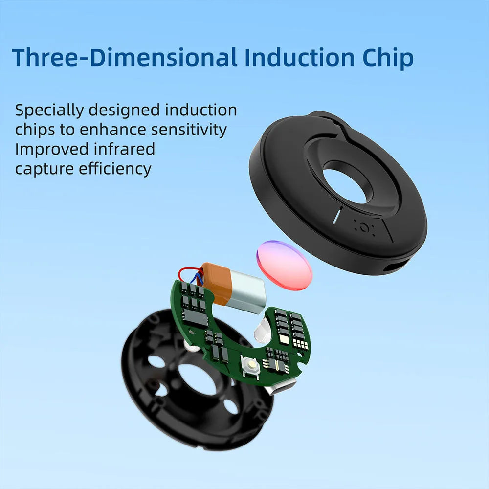 Black S600 compact infrared camera detector for 5-metre long-range privacy scanning.
