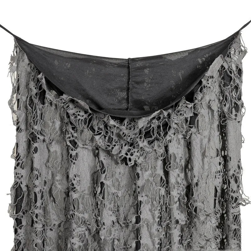 Hooded rag cloak in cloth material, Halloween costume, sizes 110cm 130cm 150cm