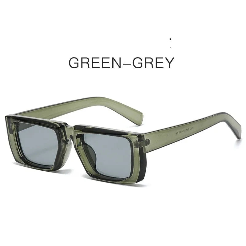 Y2K special-shaped sunglasses with UV400 protection in multiple frame and lens colour combinations