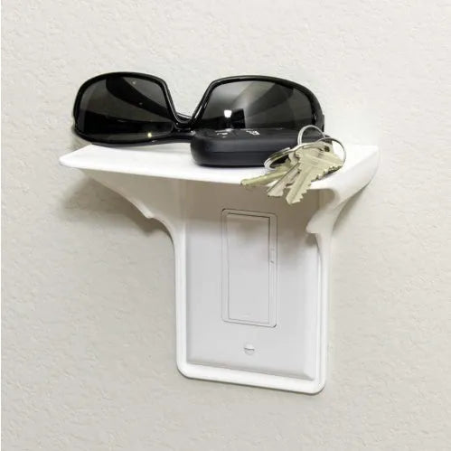 White plastic socket organiser tray for garage and toolbox storage.