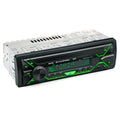 Car radio MP3 player with Bluetooth, USB port, TF card slot, LCD display, and rotary volume control