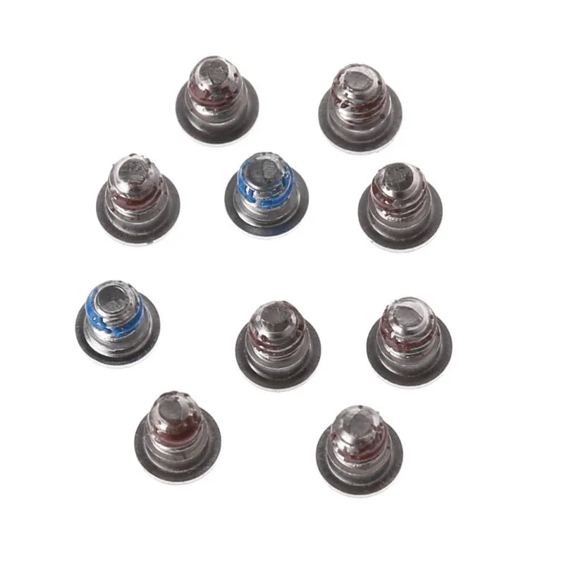 Ten small metal replacement screws for Apple MacBook Pro Retina A1502 A1398 A1425 laptops